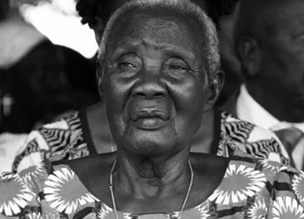 A photograph of Mary Lawinyo Luwum, the wife of Janani Luwum, who preserved his legacy after his martyrdom.