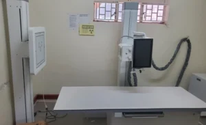 Rugarama Hospital's new digital X-ray machine