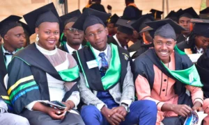 Kabale Univesity Students During Graduation