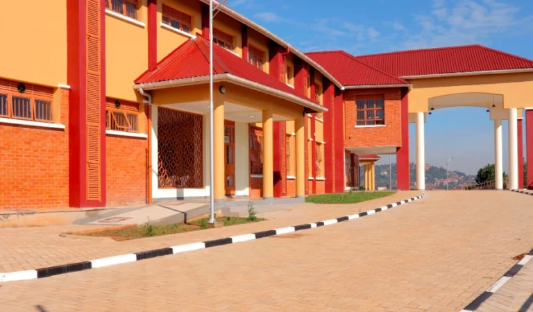 Newly built Luzira Prison Clinic exterior view in Kampala
