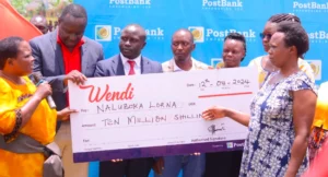 PDM beneficiaries receive funds using Wendi mobile wallet in a rural setting